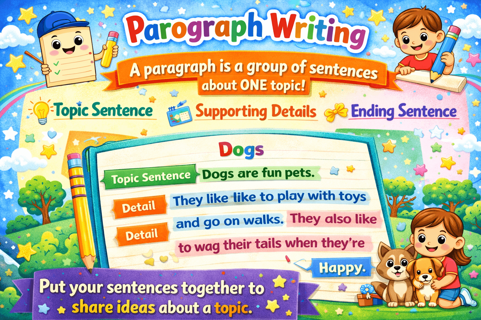 Paragraph Writing for Kids (Fun and Easy Guide)