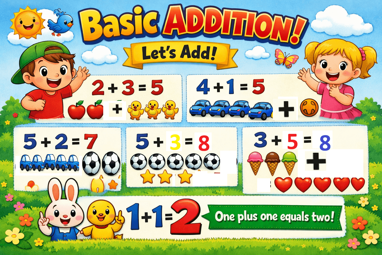 Basic Addition: Learning to Add in a Fun and Simple Way