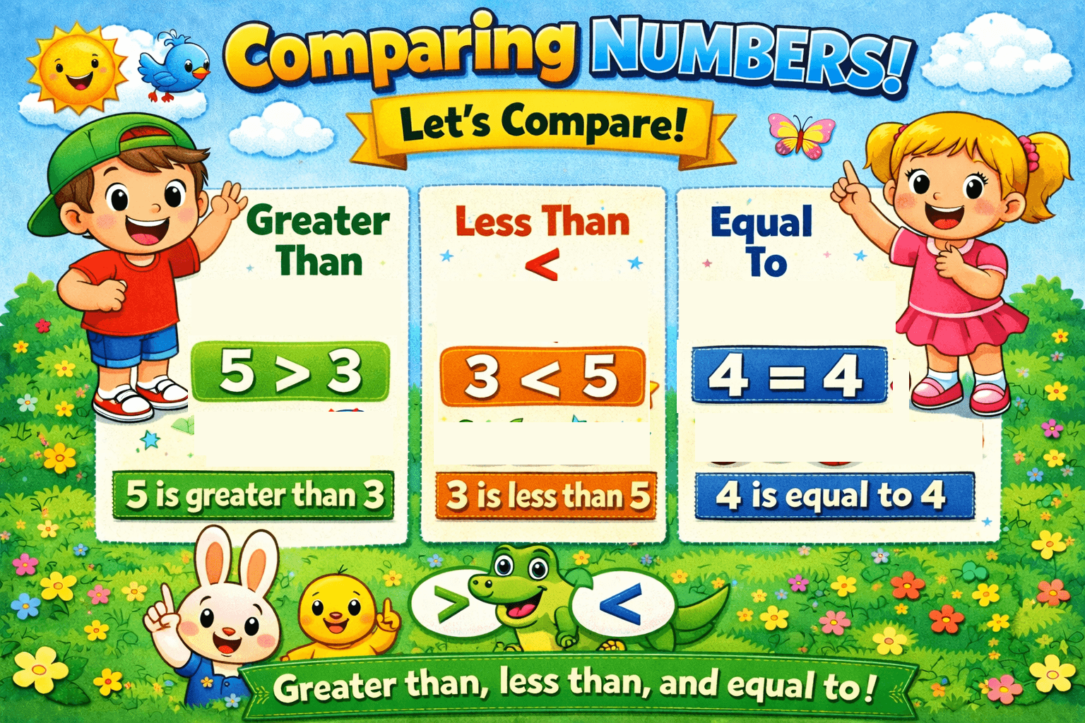 Comparing Numbers: Understanding Which Number Is Bigger or Smaller