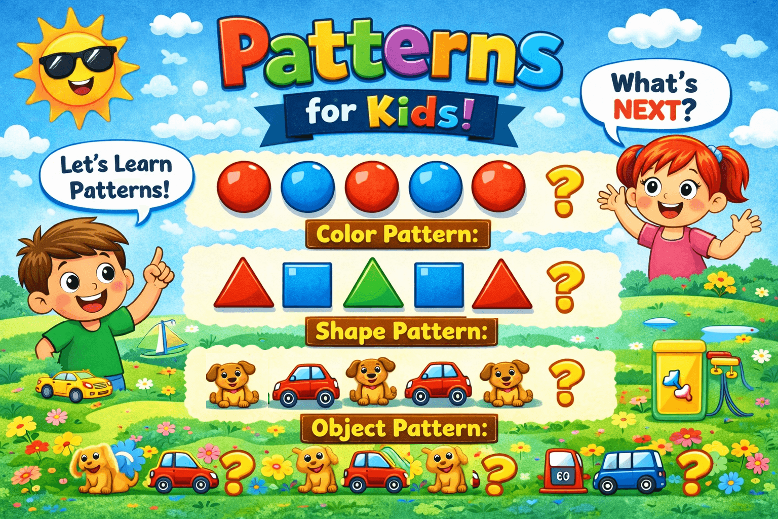 Patterns for Kids: Discovering Repeating Designs